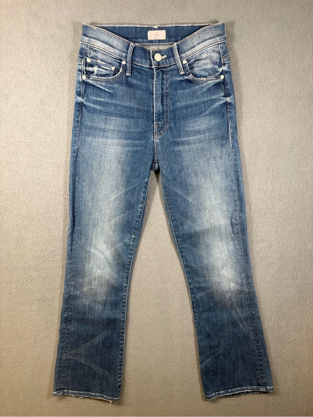 Mother Women’s Jeans The Insider Crop Blue Size 24